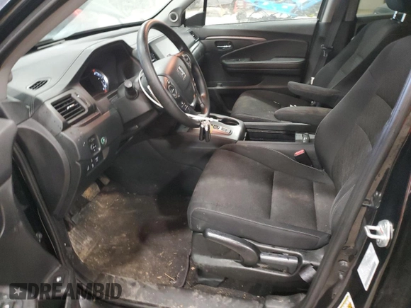2023 Honda Ridgeline Sport with VIN 5FPYK3F10PB038832, listed as a Copart auction lot 53996035 with 20,650 mi miles and Salvage title. Bid and sale history available at DreamBid. Image 7.