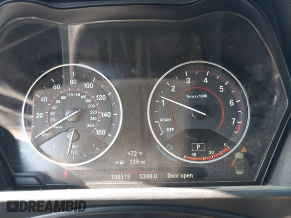 2016 BMW 2 Series 228i xDrive with VIN WBA1L9C56GV325656, listed as a IAAI auction lot 42655006 with 108,519 mi miles and . Bid and sale history available at DreamBid. Image 7.
