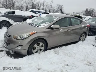 2012 Hyundai Elantra GLS with VIN 5NPDH4AE1CH064700, listed as a Copart auction lot 44126885 with 112,389 mi miles and Salvage Title. Bid and sale history available at carsss.com. Image 1.