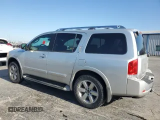 2011 Nissan Armada Platinum z VIN 5N1BA0NC8BN611923, wystawiony jako Copart lot #53615205 z przebiegiem 218 103 mil mil oraz Szkoda całkowita • Salvage title. Historia ofert i sprzedaży dostępna na DreamBid. Obrazek 2.