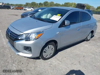 2024 Mitsubishi Mirage G4 ES with VIN ML32FUFJ8RHF13614, listed as a IAAI auction lot 41735773 with 6600 miles. Bid and sale history available at carsss.com. Image 18.