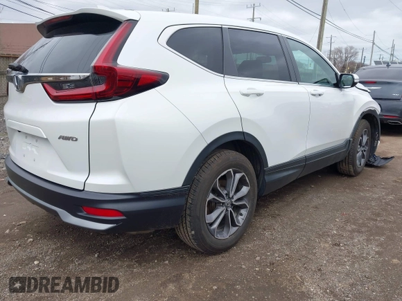 2020 Honda CR-V EX-L with VIN 2HKRW2H89LH650688, listed as a IAAI auction lot 41930824 with 46,726 mi miles. Bid and sale history available at carsss.com. Image 4.