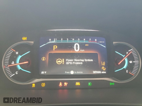 2021 Honda Pilot EX z VIN 5FNYF5H33MB019453, wystawiony jako Copart lot #54769055 z przebiegiem 89 686 mil mil oraz Szkoda całkowita • Salvage title. Historia ofert i sprzedaży dostępna na DreamBid. Obrazek 9.