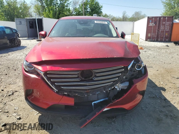 2022 Mazda CX-9 Touring with VIN JM3TCBCY7N0604970, listed as a Copart auction lot 54268855 with 63,700 mi miles and Salvage title. Bid and sale history available at DreamBid. Image 5.