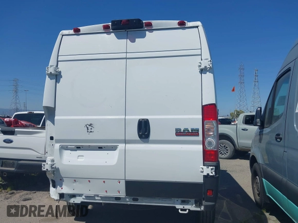 2021 Ram ProMaster Cargo with VIN 3C6LRVBG5ME567156, listed as a IAAI auction lot 42158140 with 43,436 mi miles. Bid and sale history available at carsss.com. Image 15.