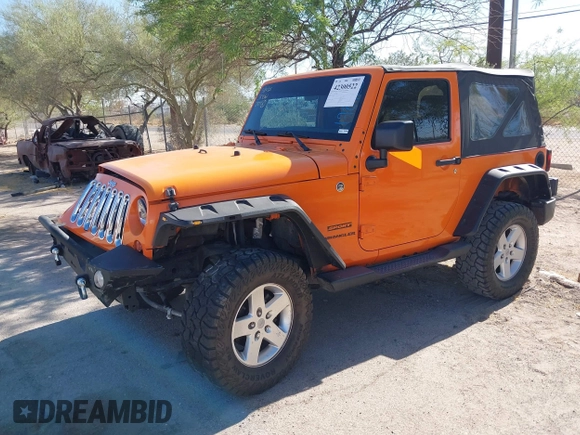 2012 Jeep Wrangler Sport with VIN 1C4AJWAG1CL178406, listed as a IAAI auction lot 42300522 with 110,767 mi miles and . Bid and sale history available at DreamBid. Image 17.