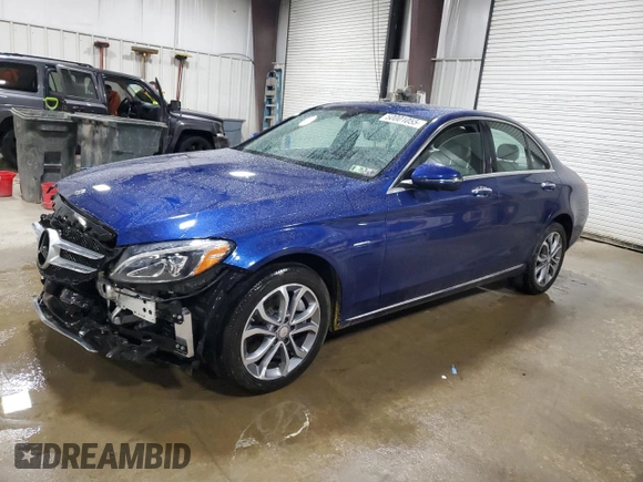 2018 Mercedes-Benz C 300 z VIN 55SWF4KB3JU248257, wystawiony jako Copart lot #50001055 z przebiegiem 53 334 mil mil oraz Szkoda całkowita • Salvage title. Historia ofert i sprzedaży dostępna na DreamBid. Obrazek 1.