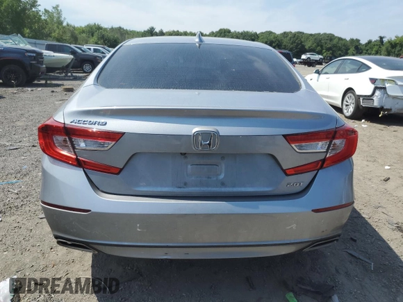 2019 Honda Accord EX-L with VIN 1HGCV2F58KA013235, listed as a Copart auction lot 63092455 with 104,877 mi miles and Salvage title. Bid and sale history available at DreamBid. Image 6.
