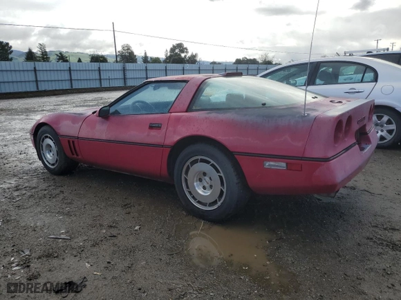 1986 Chevrolet Corvette with VIN 1G1YY0784G5122549, listed as a Copart auction lot 48634065 with 127,087 mi miles and Clean Title. Bid and sale history available at carsss.com. Image 2.