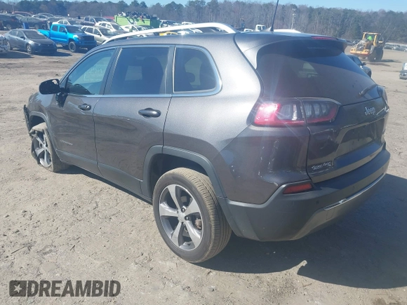 2020 Jeep Cherokee Limited with VIN 1C4PJLDB2LD538348, listed as a IAAI auction lot 41700016 with 155,163 mi miles. Bid and sale history available at carsss.com. Image 3.