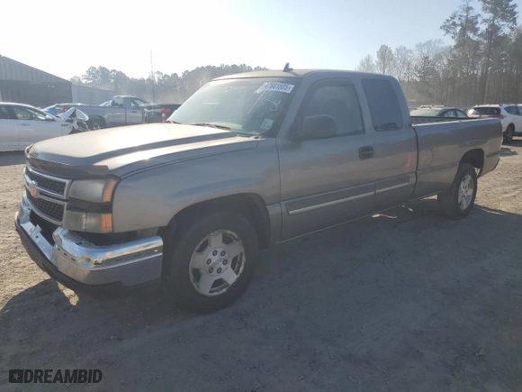2006 Chevrolet Silverado 1500 Classic LT1 with VIN 1GCEC19ZX6E180619, listed as a Copart auction lot 47681805 with 307,606 mi miles and Clean Title. Bid and sale history available at carsss.com. Image 1.