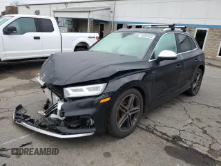 2020 Audi SQ5 Premium Plus with VIN WA1B4AFY1L2023175, listed as a Copart auction lot 45053424 with 54,170 mi miles and Salvage Title. Bid and sale history available at DreamBid. Image 1.