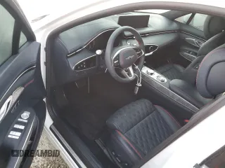 2025 Genesis GV70 Sport z VIN 5NMMCDTC8SH021087, wystawiony jako Copart lot #74002194 z przebiegiem 1 930 mil mil oraz Nie do naprawy • Non repairable. Historia ofert i sprzedaży dostępna na DreamBid. Obrazek 8.