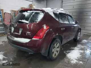 2006 Nissan Murano SL with VIN JN8AZ08W96W522400, listed as a IAAI auction lot 41510017 with 123,933 mi miles. Bid and sale history available at carsss.com. Image 4.