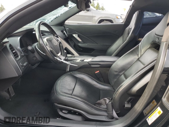 2014 Chevrolet Corvette Z51 2LT with VIN 1G1YK2D76E5127306, listed as a Copart auction lot 86820794 with 43,333 mi miles and Salvage title. Bid and sale history available at DreamBid. Image 7.