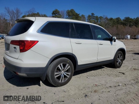2017 Honda Pilot EX-L with VIN 5FNYF5H52HB029706, listed as a Copart auction lot 47736475 with 115,173 mi miles and Salvage Title. Bid and sale history available at carsss.com. Image 3.