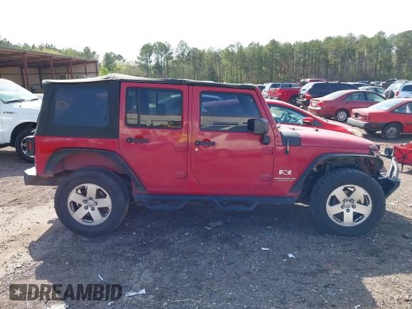 2007 Jeep Wrangler Unlimited X with VIN 1J4GB39197L150245, listed as a IAAI auction lot 41920390 with 239,532 mi miles and . Bid and sale history available at DreamBid. Image 13.