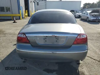 2005 Jaguar S-Type with VIN SAJWA01T15FN13800, listed as a Copart auction lot 53576305 with 182,533 mi miles and Salvage Title. Bid and sale history available at DreamBid. Image 6.