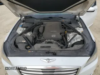 2016 Hyundai Genesis 3.8L with VIN KMHGN4JE9GU139205, listed as a Copart auction lot 73884994 with 0 mi miles and Non Repairable. Bid and sale history available at carsss.com. Image 11.