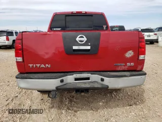 2008 Nissan Titan SE with VIN 1N6BA07DX8N340850, listed as a Copart auction lot 49062395 with 177,707 mi miles and Clean Title. Bid and sale history available at carsss.com. Image 6.