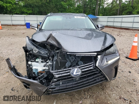 2021 Lexus NX 300h with VIN JTJDJRDZ2M2147276, listed as a Copart auction lot 56119315 with 39,132 mi miles and Salvage title. Bid and sale history available at DreamBid. Image 5.