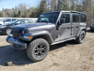 2021 Jeep Wrangler Unlimited Sport S z VIN 1C4HJXDGXMW608997, wystawiony jako Copart lot #53603425 z przebiegiem Nie podano mil oraz Szkoda całkowita • Salvage title. Historia ofert i sprzedaży dostępna na DreamBid. Obrazek 1.