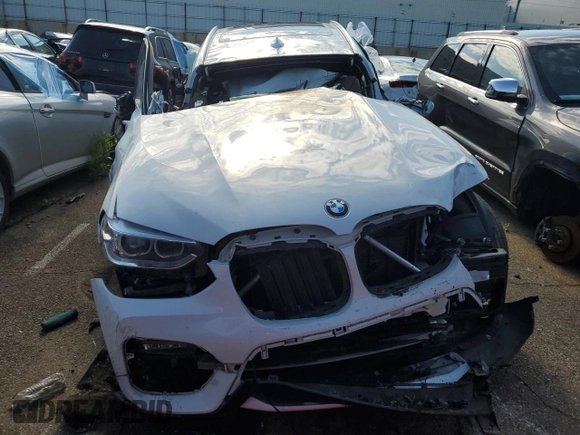 2020 BMW X3 xDrive30i z VIN 5UXTY5C04L9B04359, wystawiony jako Copart lot #58170065 z przebiegiem Nie podano mil oraz Szkoda całkowita • Salvage title. Historia ofert i sprzedaży dostępna na DreamBid. Obrazek 5.