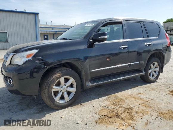 2012 Lexus GX 460 with VIN JTJBM7FX6C5043773, listed as a Copart auction lot 62099385 with 166,389 mi miles and Salvage title. Bid and sale history available at DreamBid. Image 1.