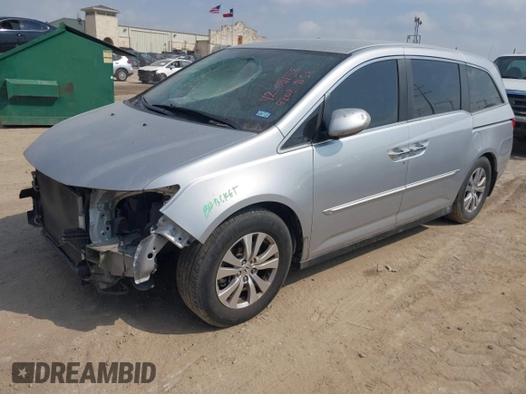 2014 Honda Odyssey EX with VIN 5FNRL5H45EB020868, listed as a IAAI auction lot 42029158 with 150,558 mi miles and . Bid and sale history available at carsss.com. Image 19.