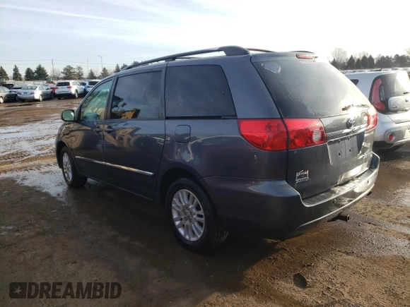 2009 Toyota Sienna XLE with VIN 5TDBK22C69S026392, listed as a Copart auction lot 48353085 with 181,630 mi miles and Salvage Title. Bid and sale history available at carsss.com. Image 2.