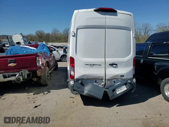 2018 Ford Transit Cargo with VIN 1FTYR3XMXJKA30809, listed as a Copart auction lot 48907745 with 162,936 mi miles and Salvage Title. Bid and sale history available at DreamBid. Image 14.