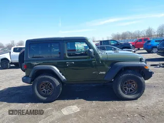 2021 Jeep Wrangler 80th Anniversary with VIN 1C4HJXAG4MW647038, listed as a IAAI auction lot 41580575 with 19,051 mi miles and . Bid and sale history available at DreamBid. Image 13.