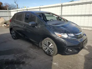 2018 Honda Fit EX-L with VIN 3HGGK5H93JM712611, listed as a Copart auction lot 76383484 with 125,072 mi miles and Salvage Title. Bid and sale history available at carsss.com. Image 4.