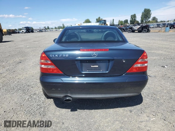 1998 Mercedes-Benz SLK-Class with VIN WDBKK47F6WF027941, listed as a Copart auction lot 68139324 with 63,396 mi miles and Salvage Title. Bid and sale history available at carsss.com. Image 6.