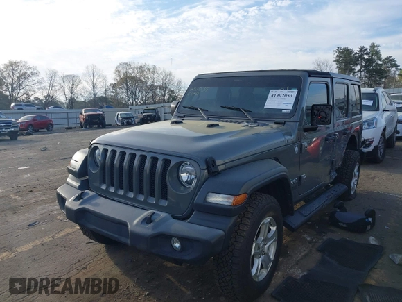 2019 Jeep Wrangler Unlimited Sport S с VIN 1C4HJXDNXKW521175, выставлен на аукционе IAAI как лот 41902053 с пробегом 56 184 миль миль и . История ставок и продаж доступна на DreamBid. Изображение 16.