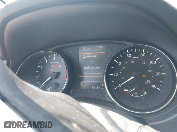 2020 Nissan Rogue S with VIN 5N1AT2MT4LC760765, listed as a IAAI auction lot 42466027 with 92,137 mi miles and . Bid and sale history available at DreamBid. Image 7.
