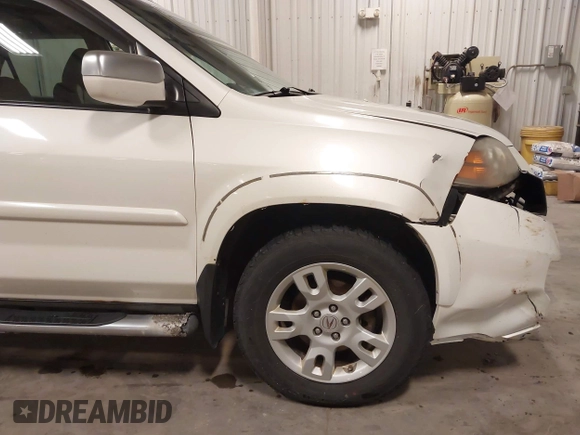 2005 Acura MDX Touring with VIN 2HNYD18955H532941, listed as a IAAI auction lot 41680581 with 238,112 mi miles. Bid and sale history available at carsss.com. Image 6.
