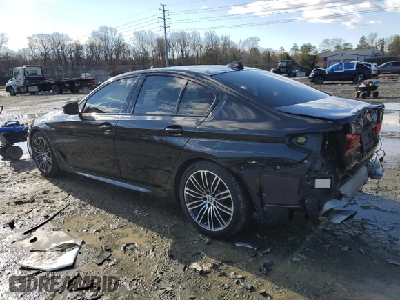 2019 BMW 5 Series 540i xDrive with VIN WBAJE7C56KWW29944, listed as a Copart auction lot 45582385 with 86,883 mi miles and Salvage Title. Bid and sale history available at carsss.com. Image 2.