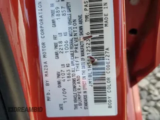 2010 Mazda 3 S Sport z VIN JM1BL1H54A1252366, wystawiony jako Copart lot #54564255 z przebiegiem 99 684 mil mil oraz Szkoda całkowita • Salvage title. Historia ofert i sprzedaży dostępna na DreamBid. Obrazek 12.