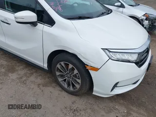 2024 Honda Odyssey EX-L with VIN 5FNRL6H66RB003316, listed as a IAAI auction lot 41304872 with 12,810 mi miles and . Bid and sale history available at DreamBid. Image 6.