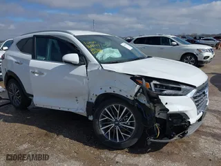 2021 Hyundai Tucson Limited with VIN KM8J33AL5MU410311, listed as a IAAI auction lot 41395702 with 55,562 mi miles. Bid and sale history available at carsss.com. Image 6.