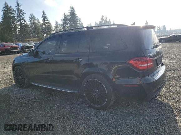 2017 Mercedes-Benz GLS with VIN 4JGDF7FE0HA755288, listed as a Copart auction lot 87901615 with 60,886 mi miles and Clean Title. Bid and sale history available at carsss.com. Image 2.