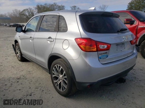 2017 Mitsubishi Outlander Sport ES 2.0 with VIN JA4AR3AU3HZ041589, listed as a Copart auction lot 66507212 with 75,768 mi miles. Bid and sale history available at carsss.com. Image 3.