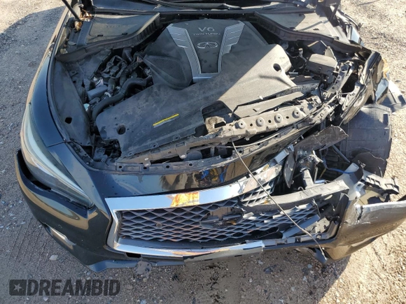 2018 Infiniti Q50 Sport with VIN JN1EV7AP7JM363050, listed as a Copart auction lot 86200424 with 98,433 mi miles and Salvage Title. Bid and sale history available at carsss.com. Image 11.