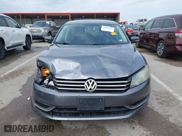 2013 Volkswagen Passat SE with VIN 1VWBH7A31DC084351, listed as a IAAI auction lot 42014167 with 187,959 mi miles and . Bid and sale history available at DreamBid. Image 12.