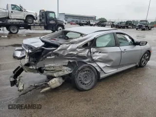 2020 Honda Civic LX with VIN 19XFC2F63LE026869, listed as a Copart auction lot 58776935 with 60,507 mi miles and Salvage title. Bid and sale history available at DreamBid. Image 3.
