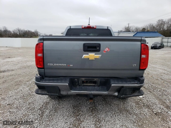 2019 Chevrolet Colorado 4WD LT with VIN 1GCGTCEN4K1165705, listed as a Copart auction lot 46176034 with 81,200 mi miles and Non Repairable. Bid and sale history available at carsss.com. Image 6.