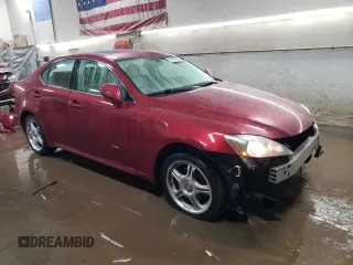 2006 Lexus IS 250 with VIN JTHCK262765001796, listed as a Copart auction lot 87960765 with 132,272 mi miles and Salvage Title. Bid and sale history available at DreamBid. Image 4.