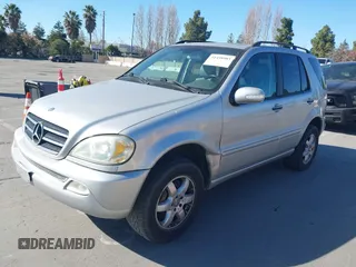 2002 Mercedes-Benz M 320/430/500 with VIN 4JGAB75EX2A358923, listed as a IAAI auction lot 41458903 with 134,623 mi miles and . Bid and sale history available at DreamBid. Image 2.