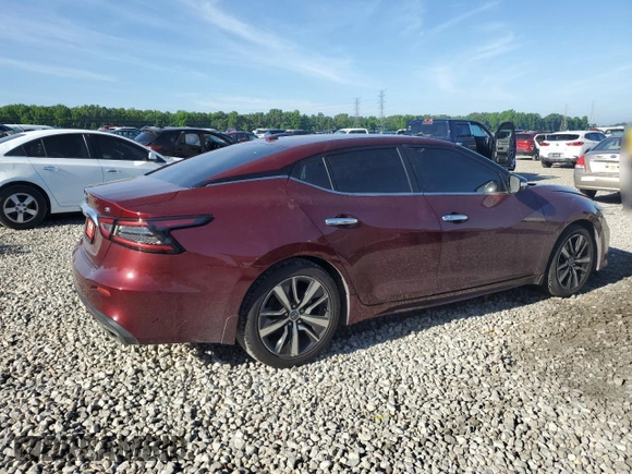 2019 Nissan Maxima SV with VIN 1N4AA6AV5KC373640, listed as a Copart auction lot 57222715 with 102,152 mi miles and Salvage title. Bid and sale history available at DreamBid. Image 3.